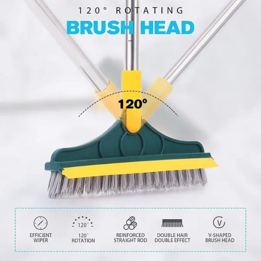 CleanEdge – 2-in-1 Scrubbing Brush | Corner Wiper | Flexible Head